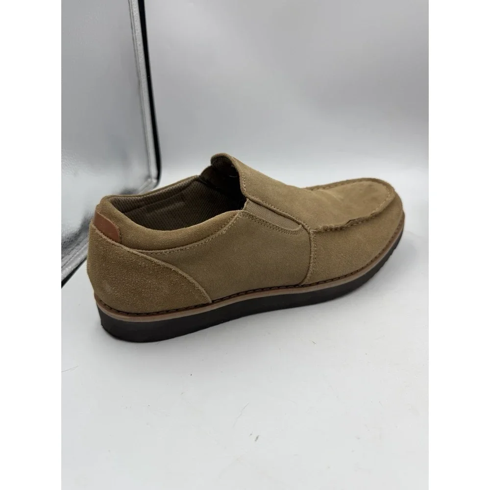 Lands' End Penny Loafers Shoes Mens Size 9 US Suede Leather Dress Slip On
